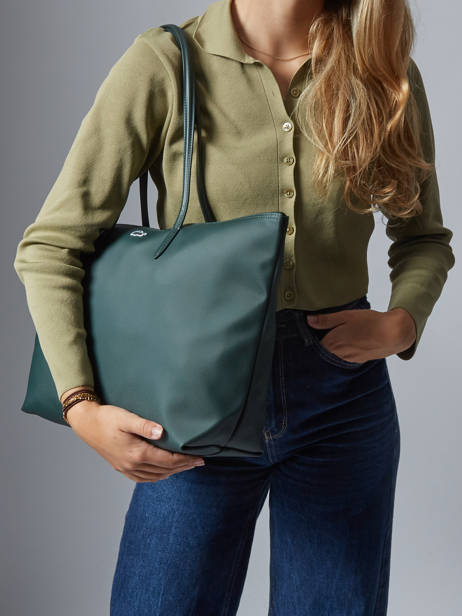Shoulder Bag L.12.12 Concept Lacoste Green l.12.12 concept NF1888PK other view 1