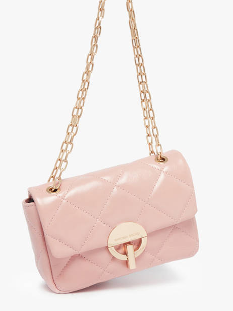 Moyen Sac Moon En Cuir Vanessa bruno Rose moon 84V40533 vue secondaire 1