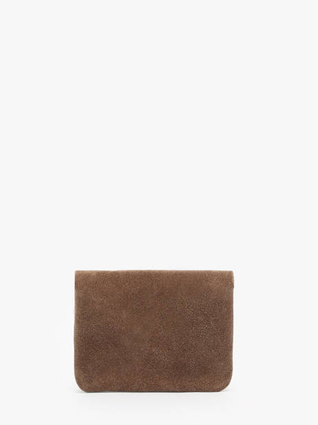 Porte-monnaie Cuir Milano Marron velvet VE23091 vue secondaire 2