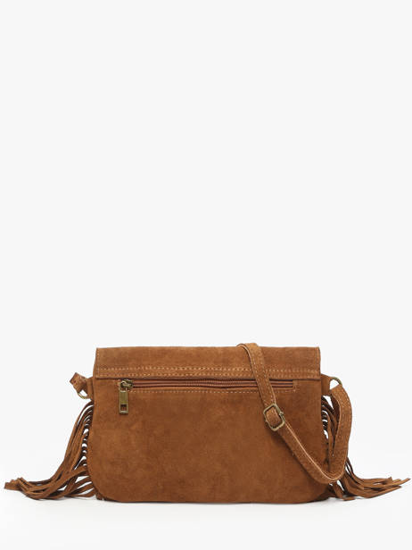 Sac Bandoulière Velvet Cuir Milano Marron velvet VE241115 vue secondaire 3