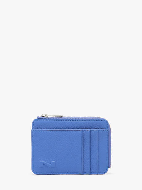 Porte-monnaie Avec Porte-cartes Cuir Nathan baume original n 217N
