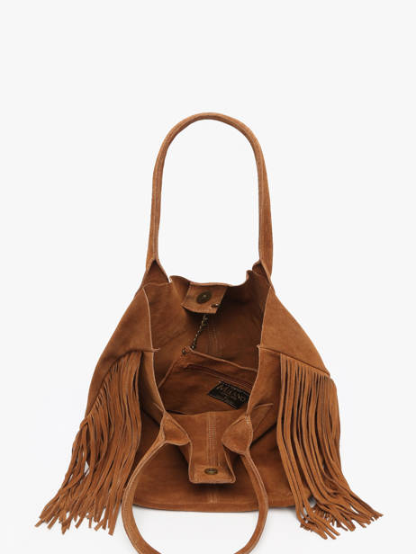 Sac Porté épaule Velvet Milano Marron velvet VE241114 vue secondaire 2
