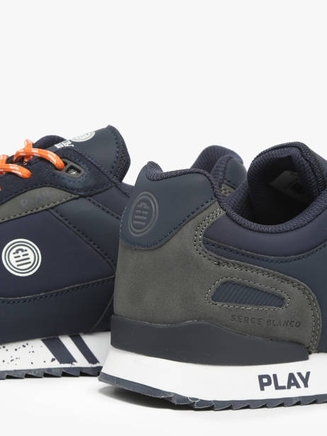Sneakers Chamonix Serge blanco Bleu men CHA1914P vue secondaire 2