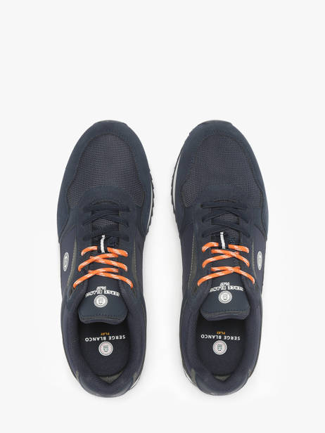 Sneakers Chamonix Serge blanco Bleu men CHA1914P vue secondaire 3