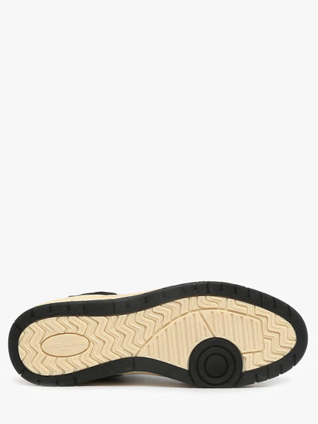 Sneakers En Cuir Serge blanco Noir men CHA2340P vue secondaire 4