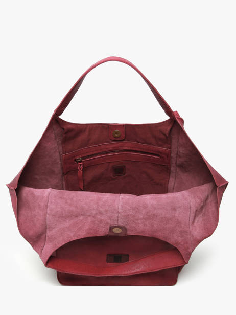 Sac Porté épaule Heritage Cuir Biba Rouge heritage HOM1L vue secondaire 3