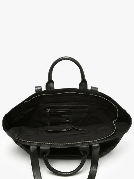 Sac Porté épaule Heritage Cuir Biba Noir heritage LEB1L vue secondaire 3