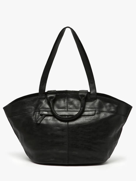 Sac Porté épaule Heritage Cuir Biba Noir heritage LEB1L vue secondaire 4