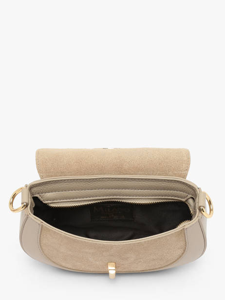Sac Bandoulière Velvet Caviar Cuir Milano Beige velvet caviar VC25068 vue secondaire 2