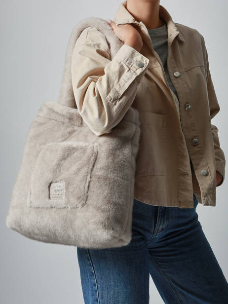 Sac Porté épaule A4 Basilic pepper Beige alaska BALS03 vue secondaire 1
