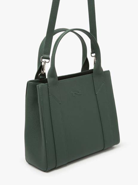 Sac à Main Breda Cuir Nathan baume Vert mondrian 2 vue secondaire 1
