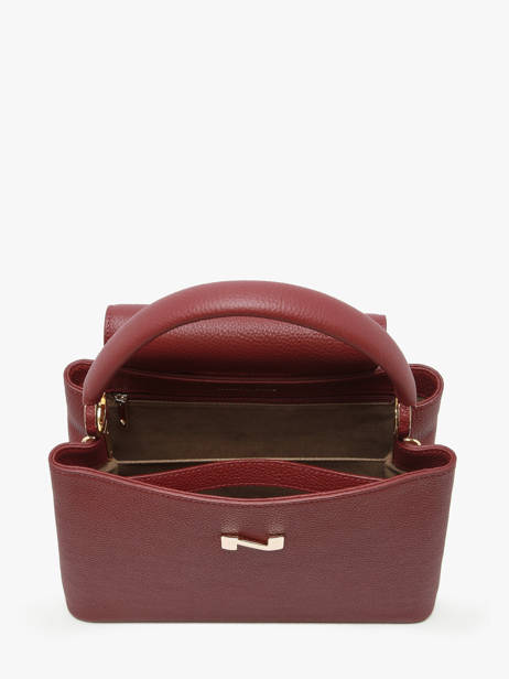 Sac à Main Magnolia Cuir Nathan baume Rouge eden 3 vue secondaire 2