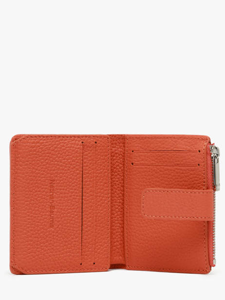 Card Holder With Coin Purse Leather Nathan baume Orange original n 102N other view 1