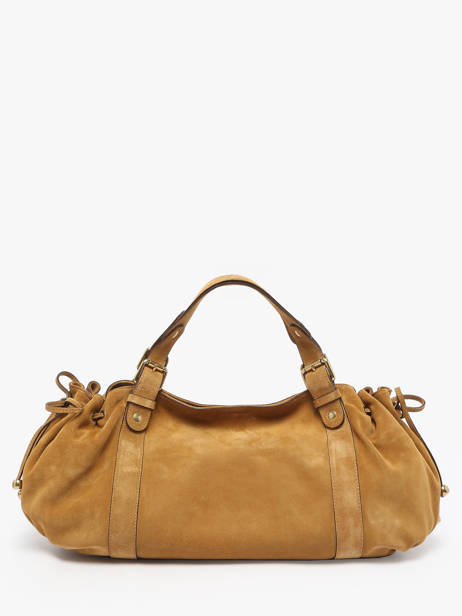Sac Porté épaule Folk Cuir Gerard darel Jaune folk DCS01407