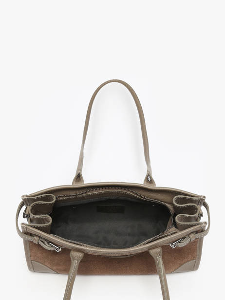 Shoulder Bag Velvet Caviar Milano Brown velvet caviar VC25062 other view 3