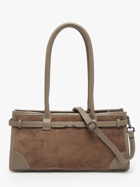 Shoulder Bag Velvet Caviar Milano Brown velvet caviar VC25062 other view 4