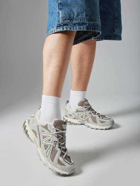 Sneakers 610 In Leather New balance Gray boy ML610TE other view 1