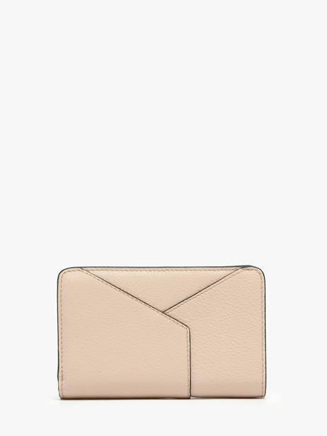 Wallet Leather Lancel Beige enveloppe A13710 other view 2