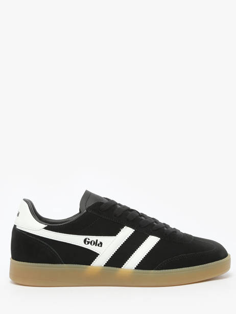 Sneakers In Leather Gola Black men CMB735