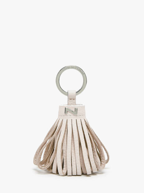 Porte-clefs Dahlia Cuir Nathan baume Beige original n 100100N