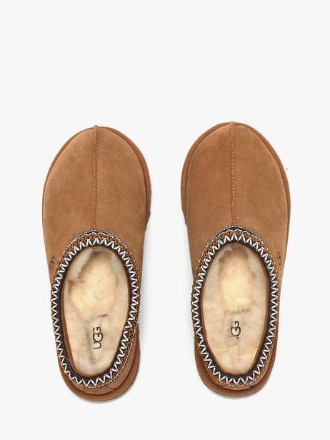 Slippers In Leather Ugg Brown women 1174470 other view 4