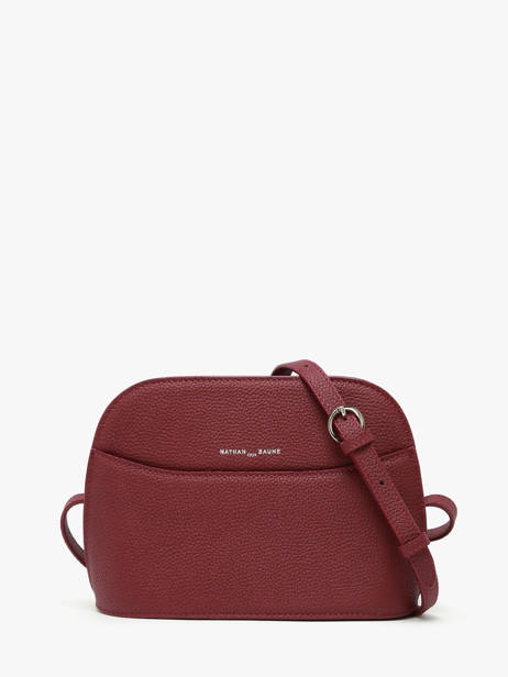 Leather Lilou Crossbody Bag Nathan baume Red egee 2 other view 4