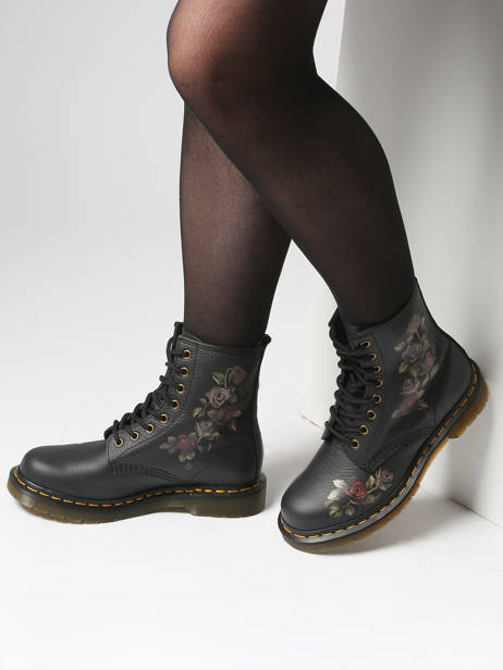 Bottines 1460 En Cuir Dr martens Noir women 32070001 vue secondaire 1