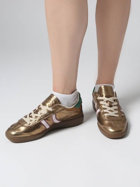 Sneakers In Leather Coolway Gold women 7693294 other view 1