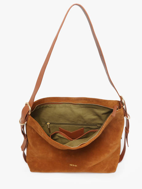 Suede Moreen Shoulder Bag Nat et nin Brown vintage MOREEN other view 3
