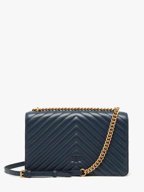 Shoulder Bag Love Bag Quilt Leather Pinko Blue love bag quilt A0GK other view 4