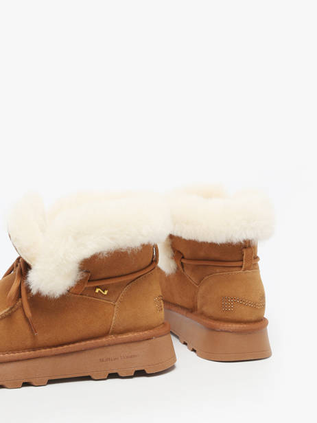 Boots In Leather Nathan baume Brown women 252N8601 other view 2