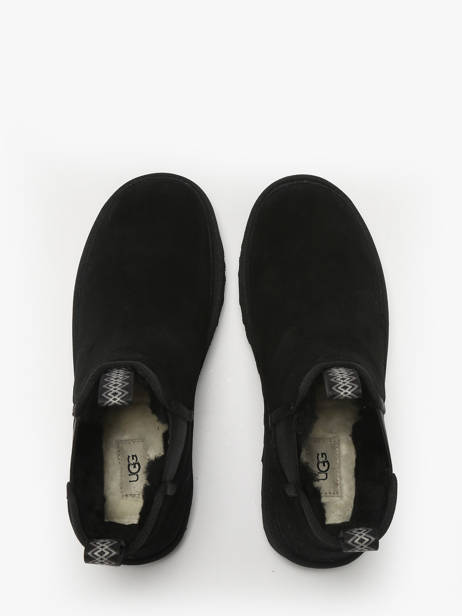 Boots Neumel Chelsea In Leather Ugg Black men 1121644 other view 3