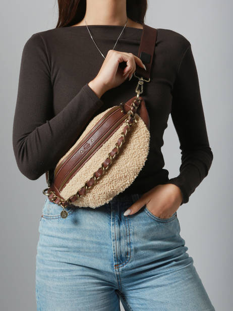 Sac Banane Mila louise Beige vintage 23689TC vue secondaire 1