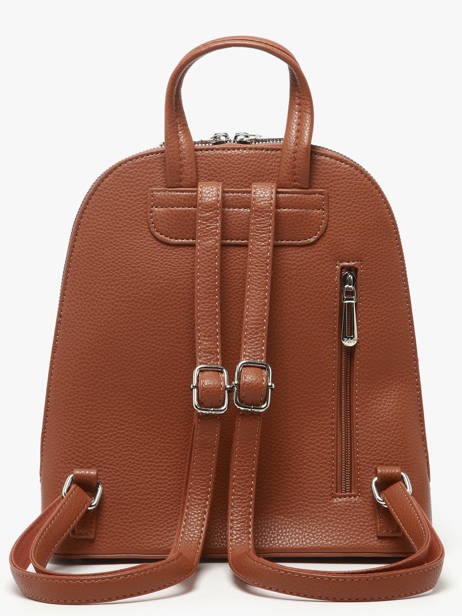 Sac à Dos Miniprix Marron grained F2547 vue secondaire 3