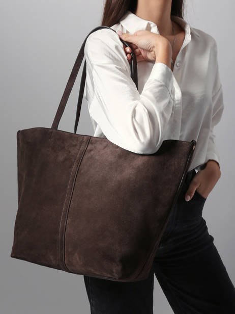 Shoulder Bag Cabas Leather Vanessa bruno Brown cabas 29V40873 other view 1