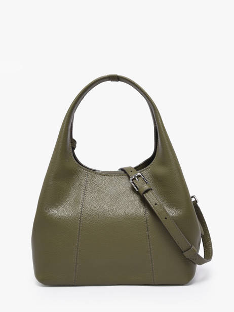 Small Leather Juliette Satchel Le tanneur Green juliette TJET1000 other view 4