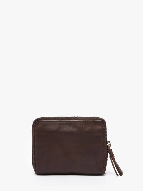 Leather Texas Coin Purse Biba Brown heritage BT11 other view 2