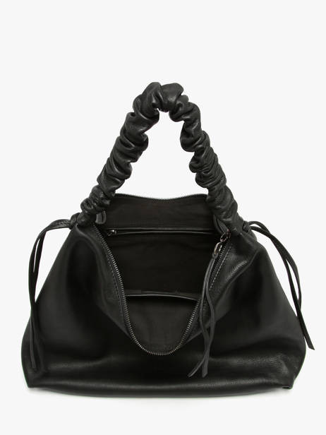 Shoulder Bag Leather Leather Biba Black leather KIB1L other view 3