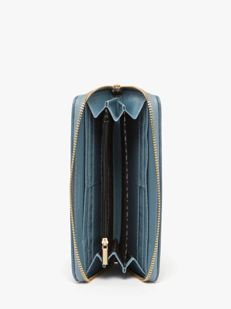 Portefeuille Zip Lulu castagnette Bleu zip CHRYS033 vue secondaire 1