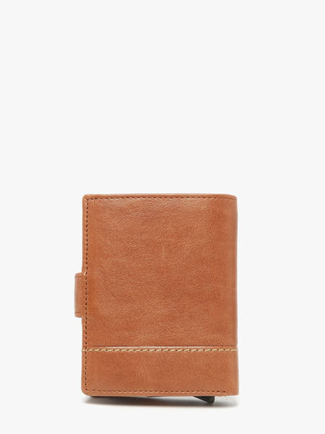 Checkholder With Coin Purse Leather Maverick Brown rough gear MAVRG063 other view 2