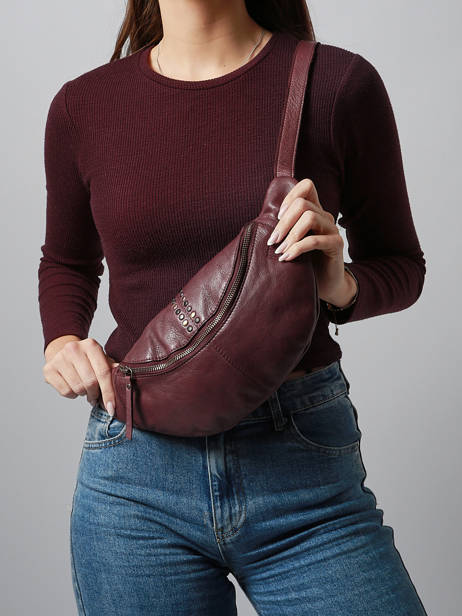 Belt Bag Heritage Leather Biba Violet heritage HAK5L other view 1