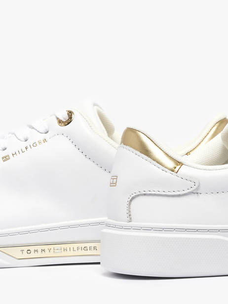 Sneakers En Cuir Tommy hilfiger Blanc women 9019YBS vue secondaire 2