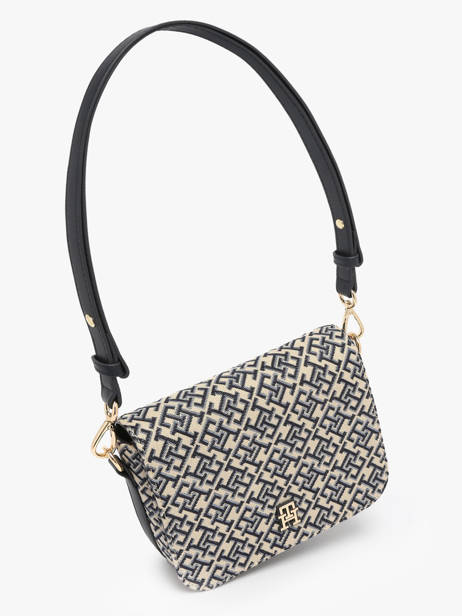 Shoulder Bag Th Jacquard Polyurethane Tommy hilfiger Blue th jacquard AW17447 other view 2