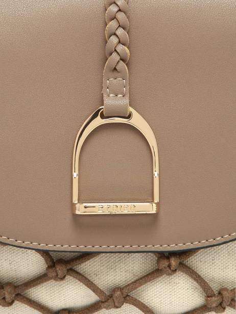 Sac Bandoulière Sahara Etrier Marron sahara ESAR206M vue secondaire 5