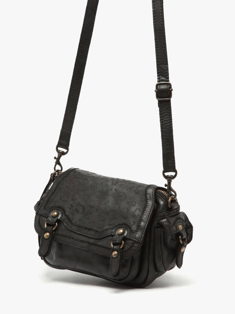 Sac Bandoulière Heritage Cuir Biba Noir heritage GAD4L vue secondaire 2