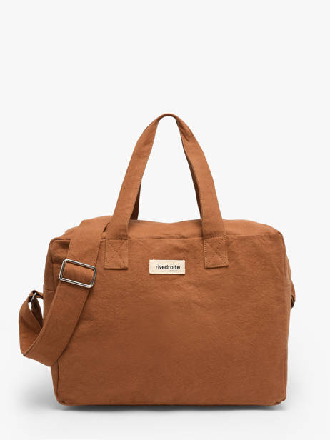 Le City Bag Sauval Coton Recyclé Rivedroite Marron timeless SAUVATIM