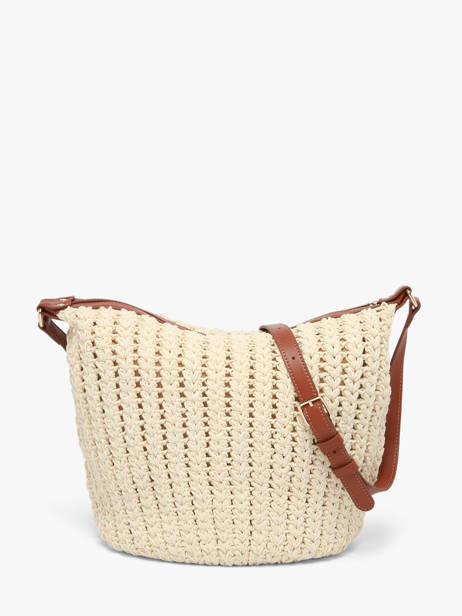 Sac Bandoulière Tresse Coton Lancaster Beige tresse coton 69 vue secondaire 5