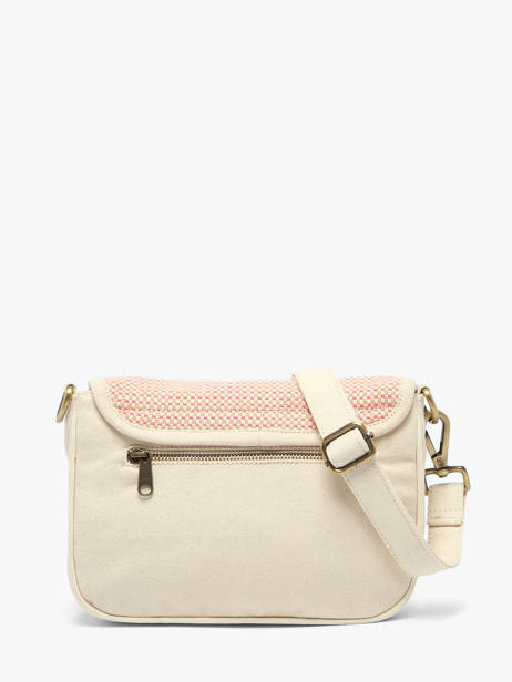 Sac Bandoulière Tressage Coton Hindbag Rose tressage TS vue secondaire 4