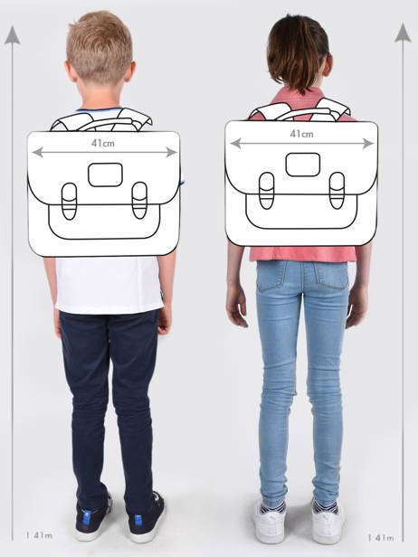 Cartable 2 Compartiments Kipling Bleu back to school 21092 vue secondaire 1