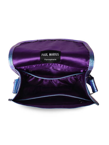 Leather La Sacoche Scarabee Crossbody Bag Paul marius Multicolor scarabee SACOSSCA other view 3